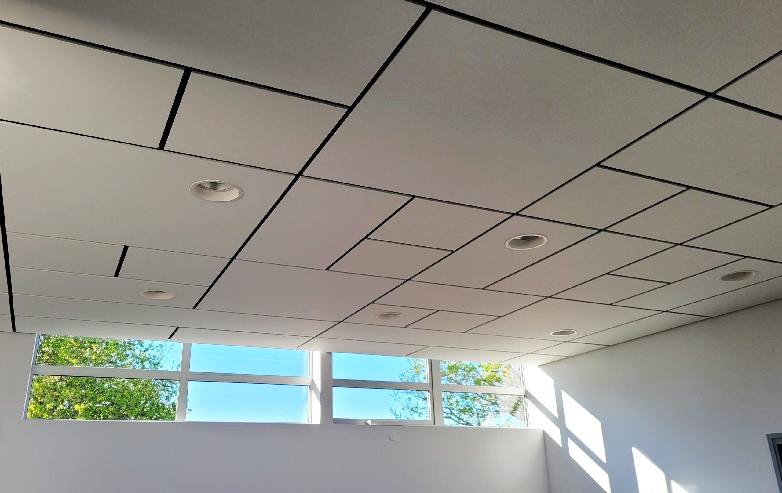 Plafonds de la salle de réunion SOPLAC EUPHONIE